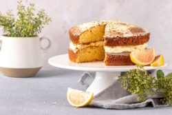 Gâteau éponge à la marmelade et au pamplemousse de la Floride