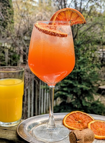Spritz Sans Alcool Au Jus D'orange De La Floride